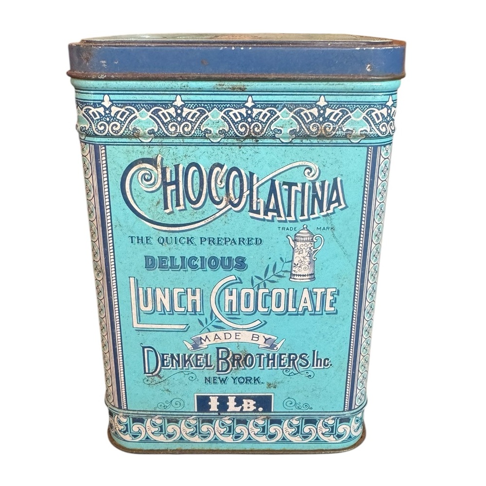 Chocolatina Lunch Chocolate Denkel Brothers Tin - Picture 1 of 9